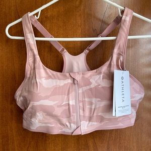 Athleta Pink Camouflage Sports Bra